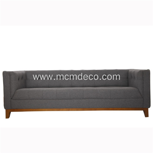 Wooden Frame Woolen Fabric Atwood Sofa
